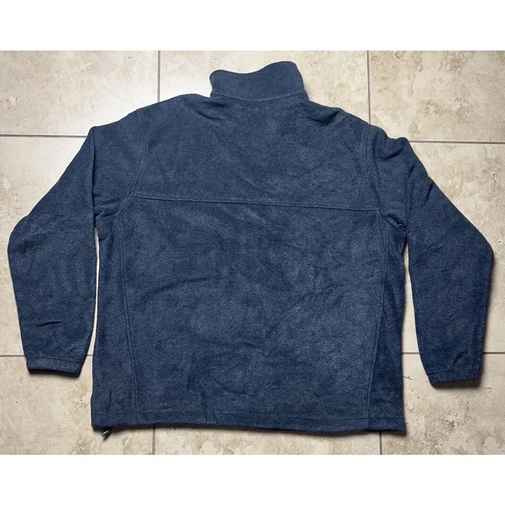 Columbia Sportswear Gray Fleece Pockets Full Zip Jacket Adult Regular Size XXL - Picture 3 of 11